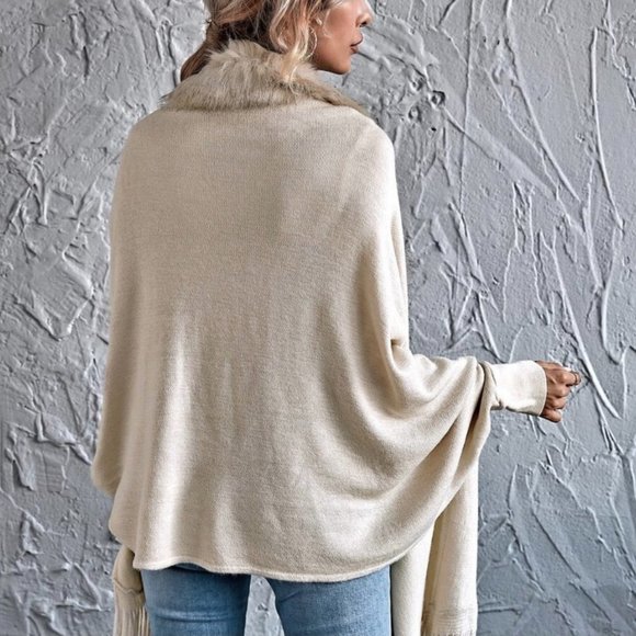 Vegan Fur Cardigan - Picture 9 of 11